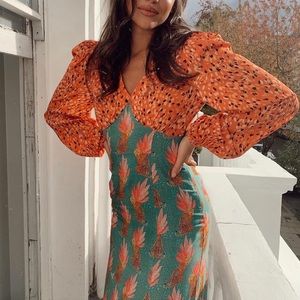 Mixed print NFD dress